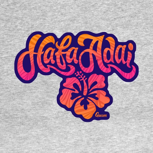 Hafa Adai Guam Flower by THE LOCAL FABRIC